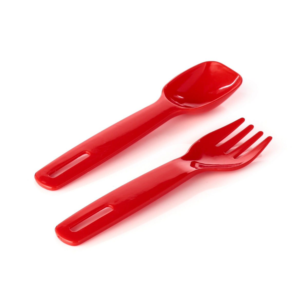 Foodiemals Clip Lock Stacked Bento Lunch Box with Cutlery