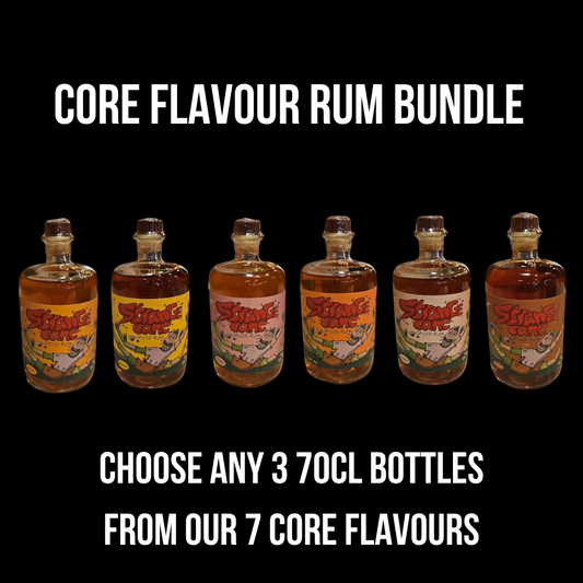 CORE FLAVOURS 3 70CL BOTTLE BUNDLE - Strange Cane Spiced Rum