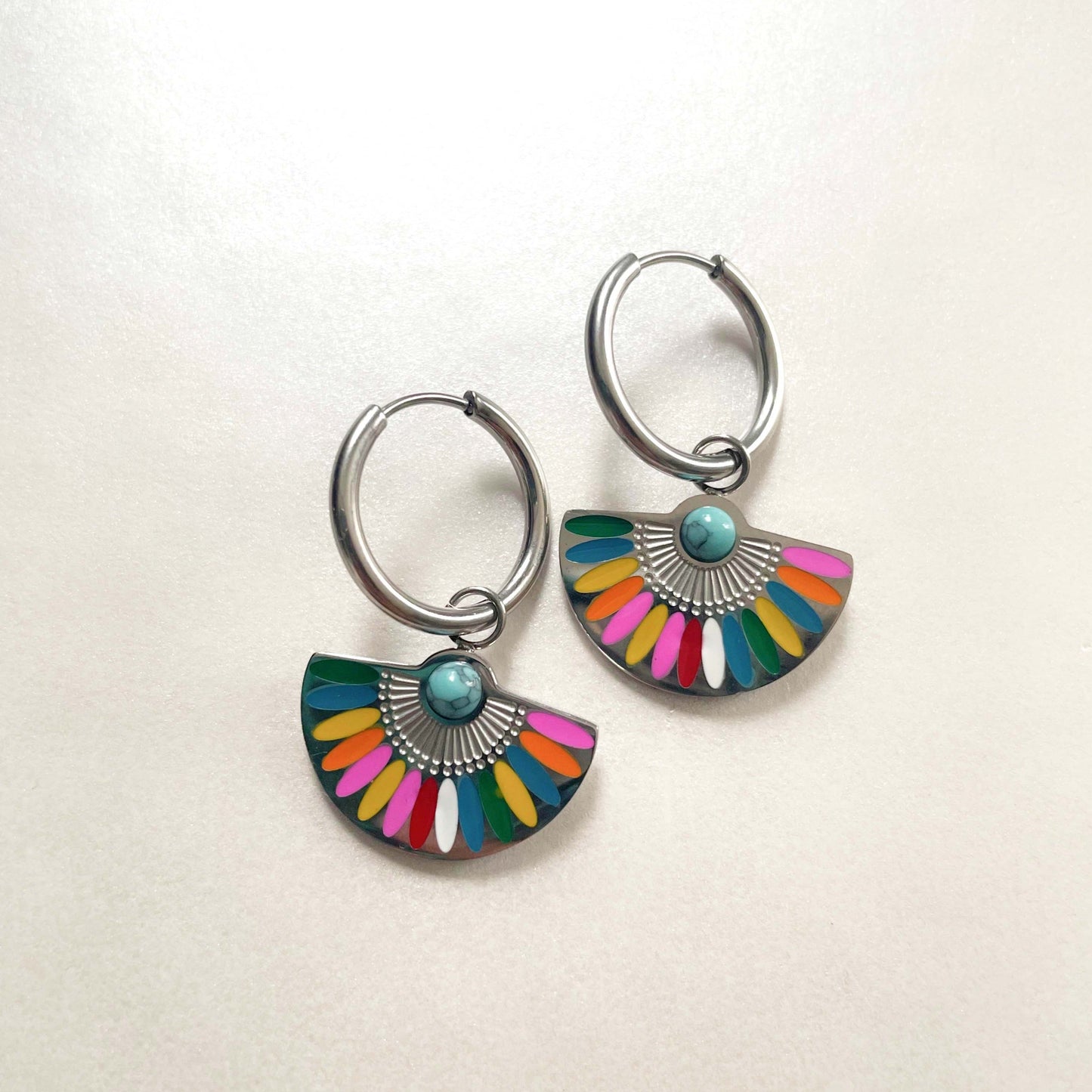 Solara Luxe Silver Tone Earrings