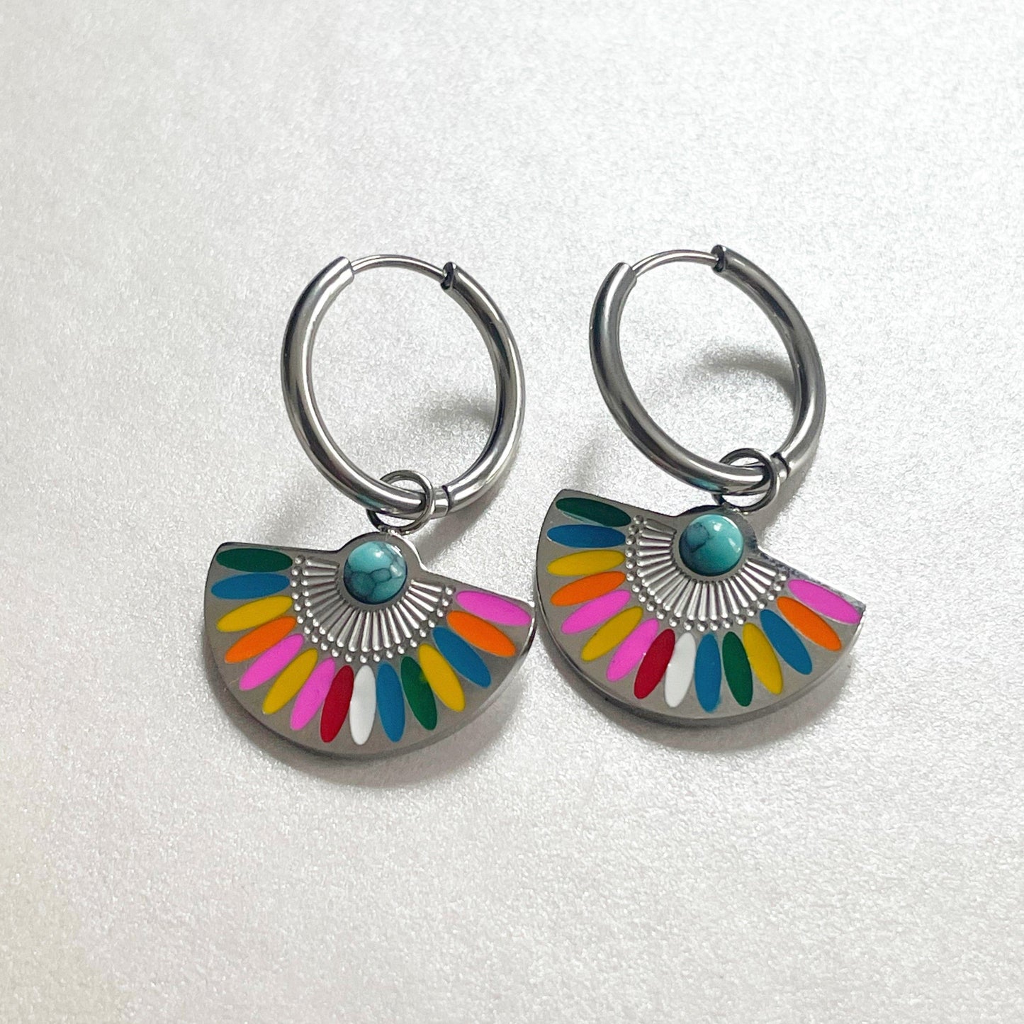 Solara Luxe Silver Tone Earrings