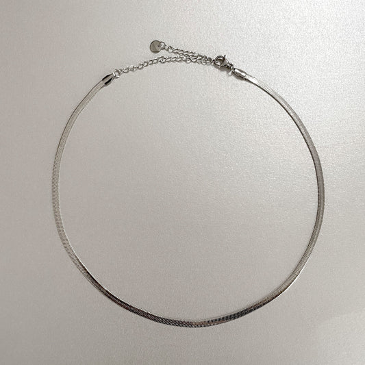 Catalina Luxe Silver Choker Necklace