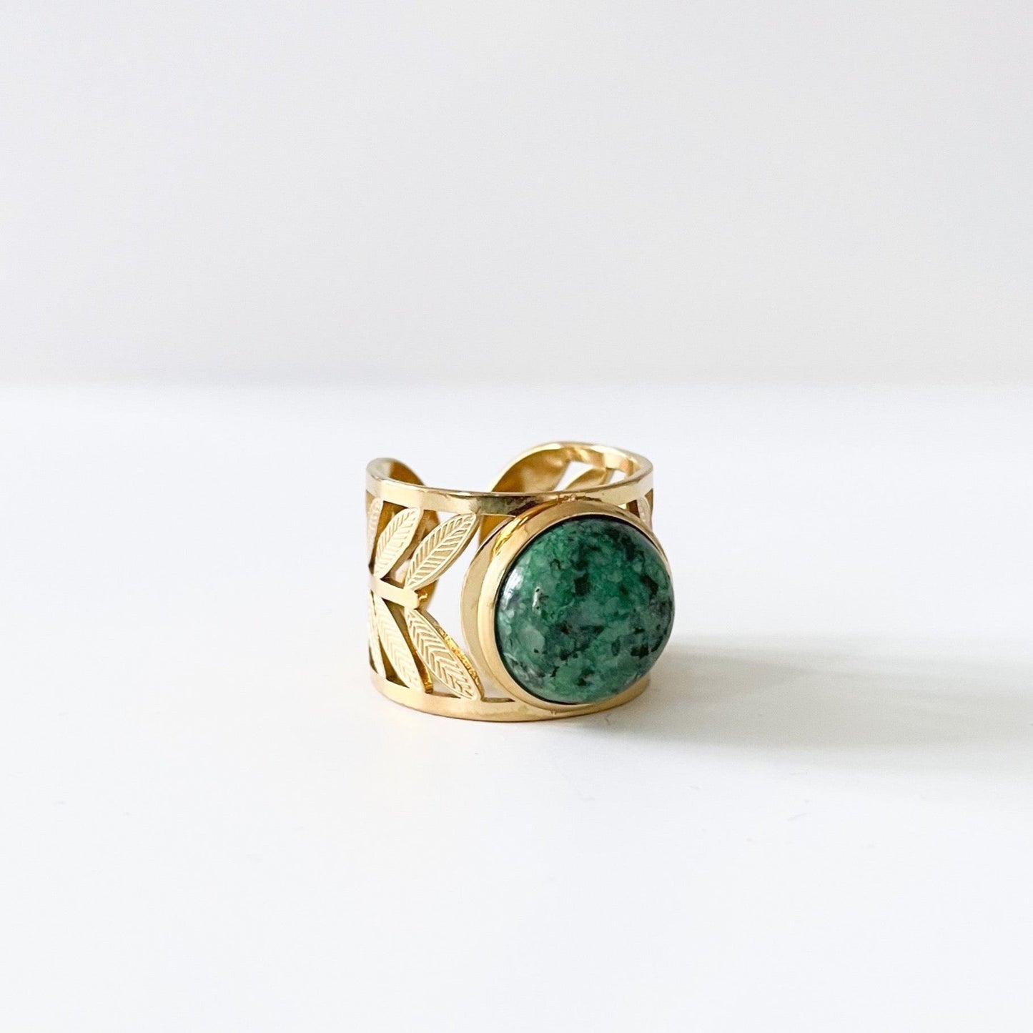 Zariya Luxe 18k Gold Plated Statement Ring