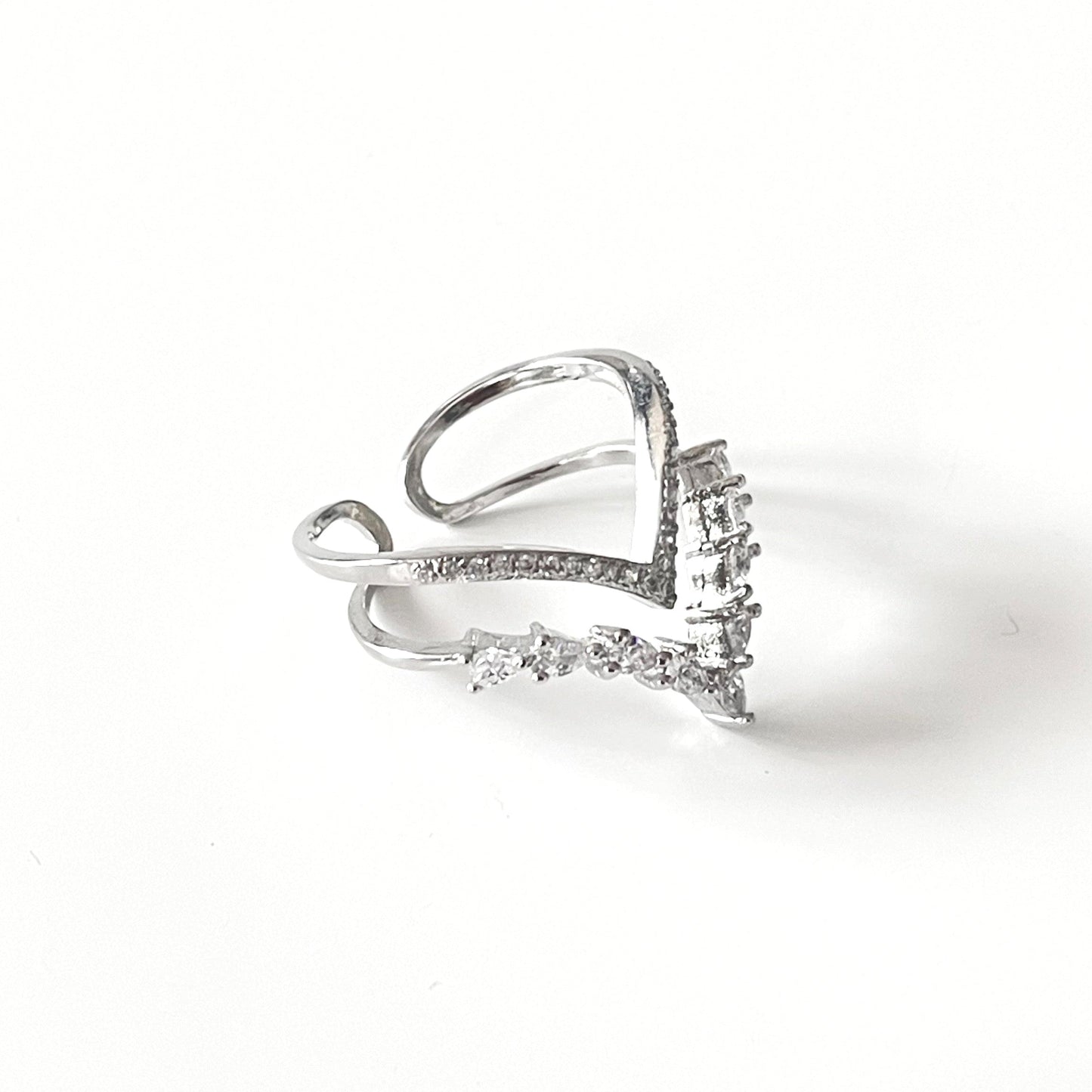 Ziva Double Wishbone Ring