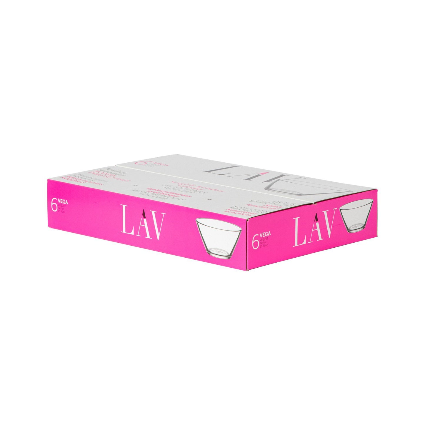 12cm Vega Glass Serving Bowls - Pack of Six