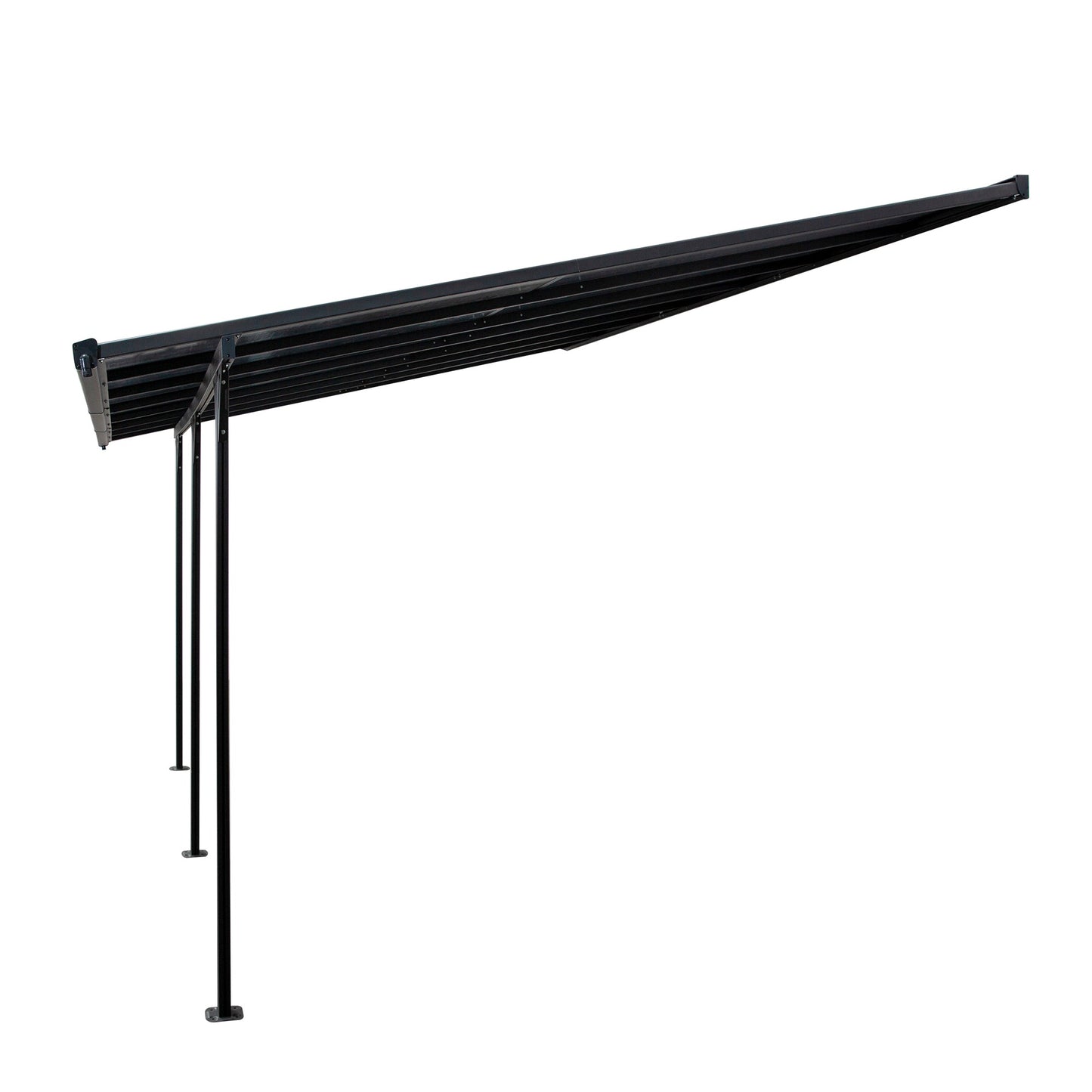 Outdoor Wall Mounted Hardtop Gazebo 435x302cm