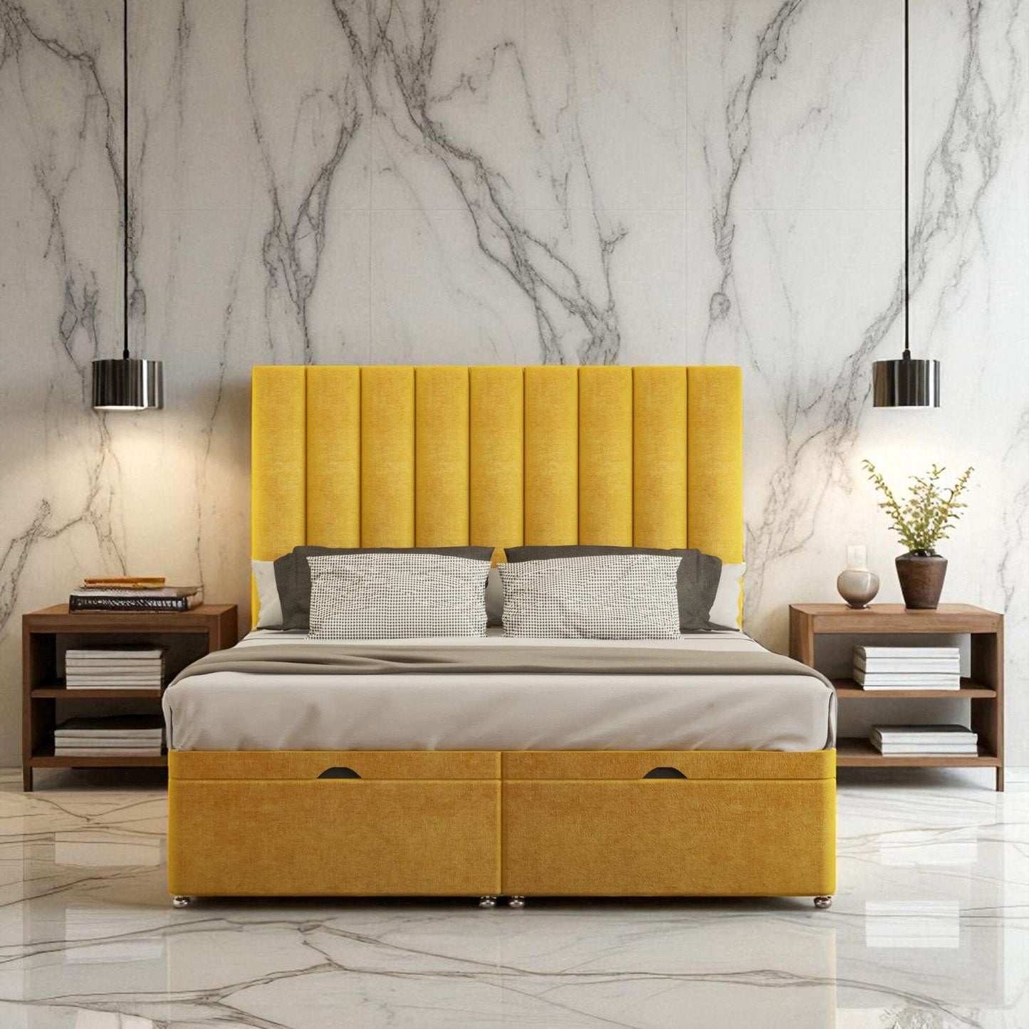 Lusso Ottoman Storage Divan Bed Set