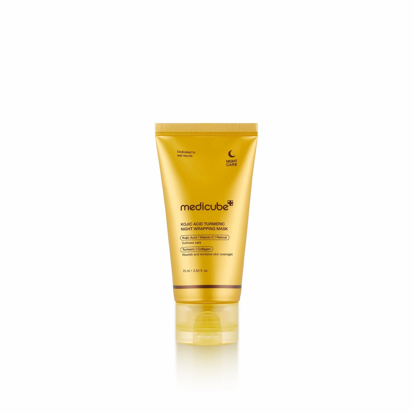 MEDICUBE Kojic Acid Turmeric Overnight Wrapping Peel Off Mask 75ml