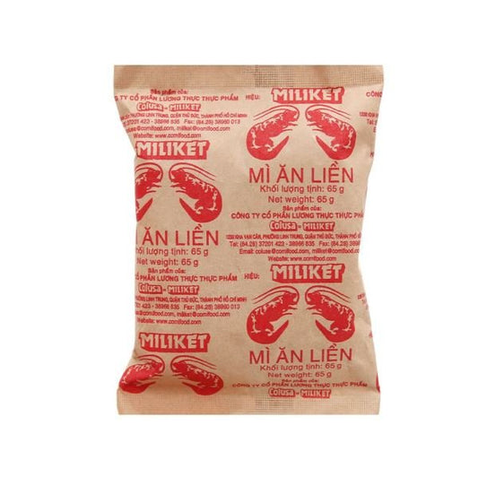 MILIKET Instant Noodles Shrimp Flavour 65g