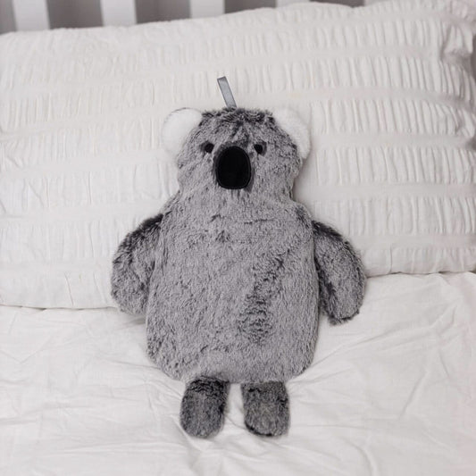 Koala 1L Hot Water Bottle with Soft Plush Cover