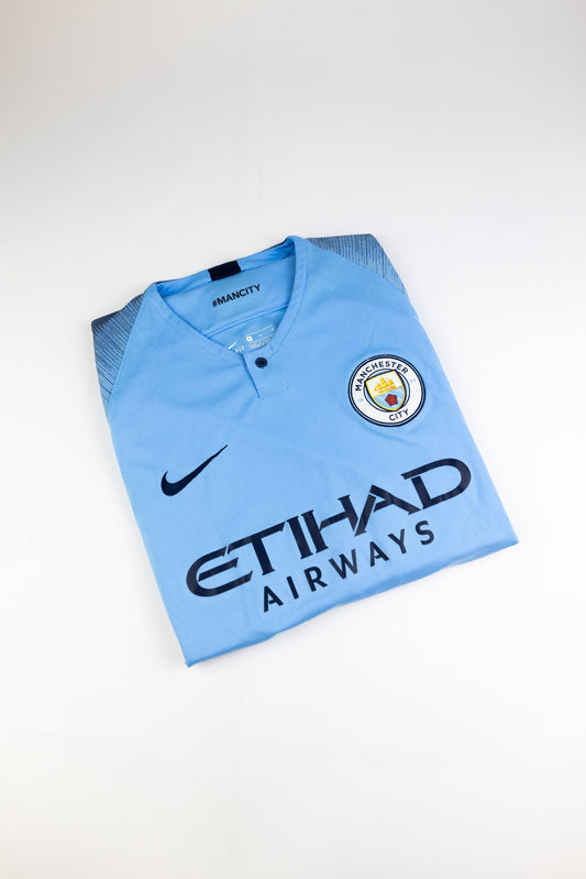 Manchester City 2018-19 Football Shirt (Medium)