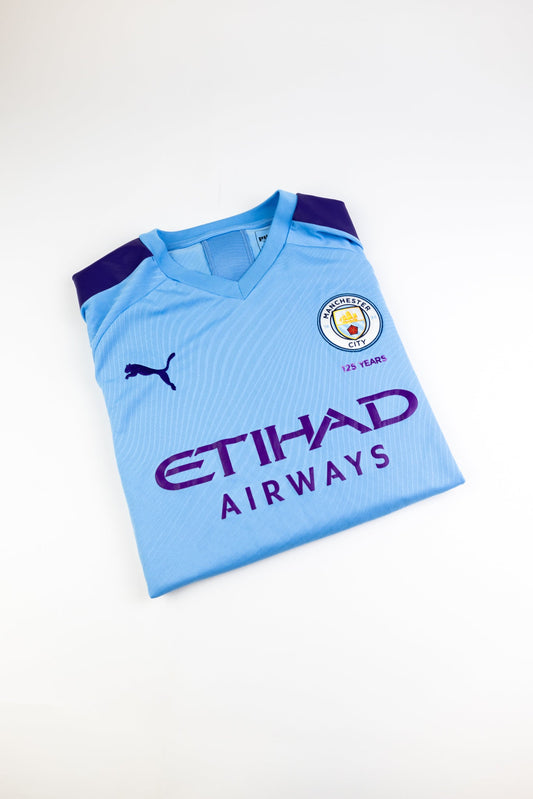 Manchester City 2019-20 Football Shirt (Large)