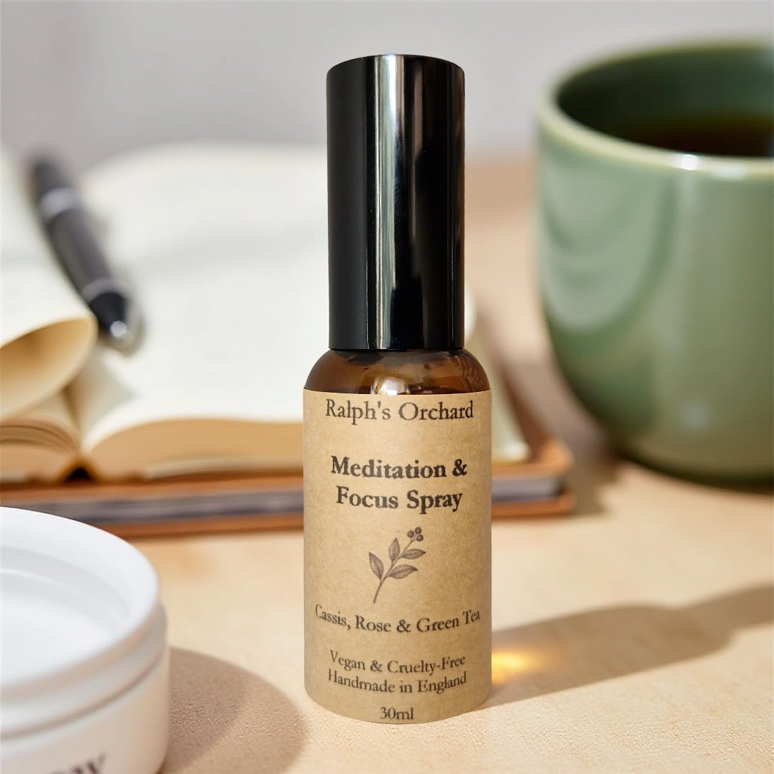 Meditation & Focus Spray | Cassis, Rose & Green Tea