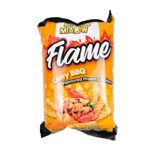 MIAOW MIAOW Flame Prawn Cracker Curry BBQ 50g