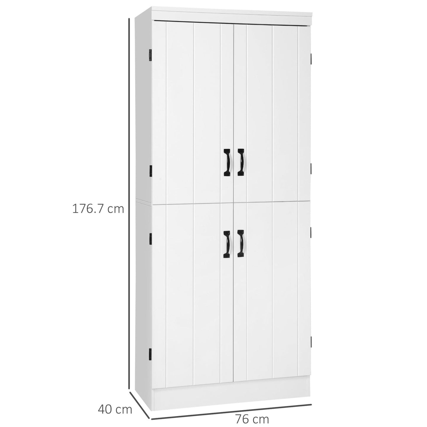 4-Door Tall Kitchen Cupboard