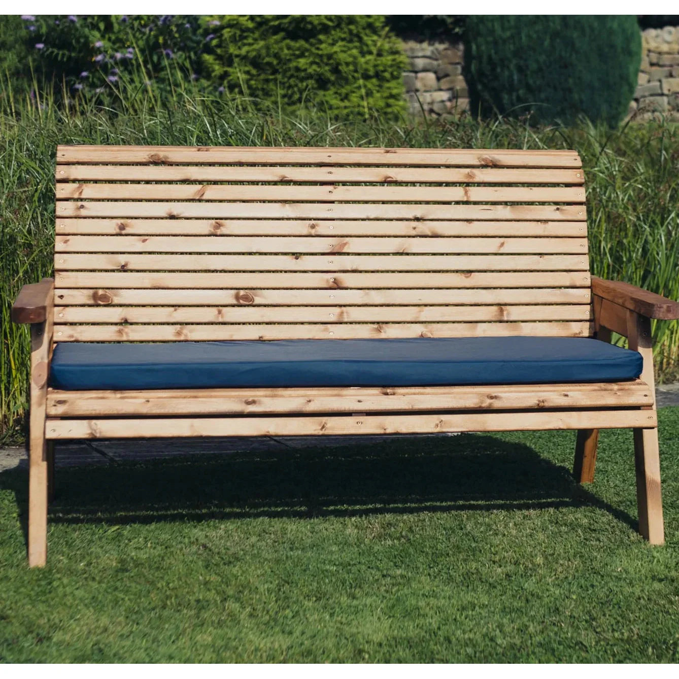 Amesbury Garden Cushion by Churnet Valley with Blue Cushions - N3C-2