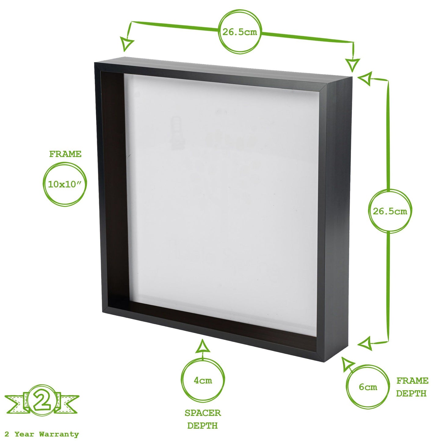 10" x 10" 3D Deep Box Photo Frame