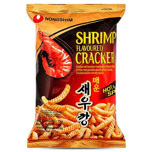 NONGSHIM Shrimp Flavoured Cracker Hot & Spicy 75g