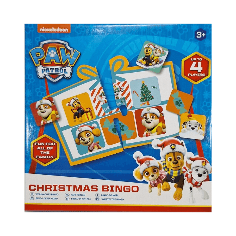 Wholesale Paw Patrol Christmas Bingo Jigsaw Puzzle - (Case of 12)