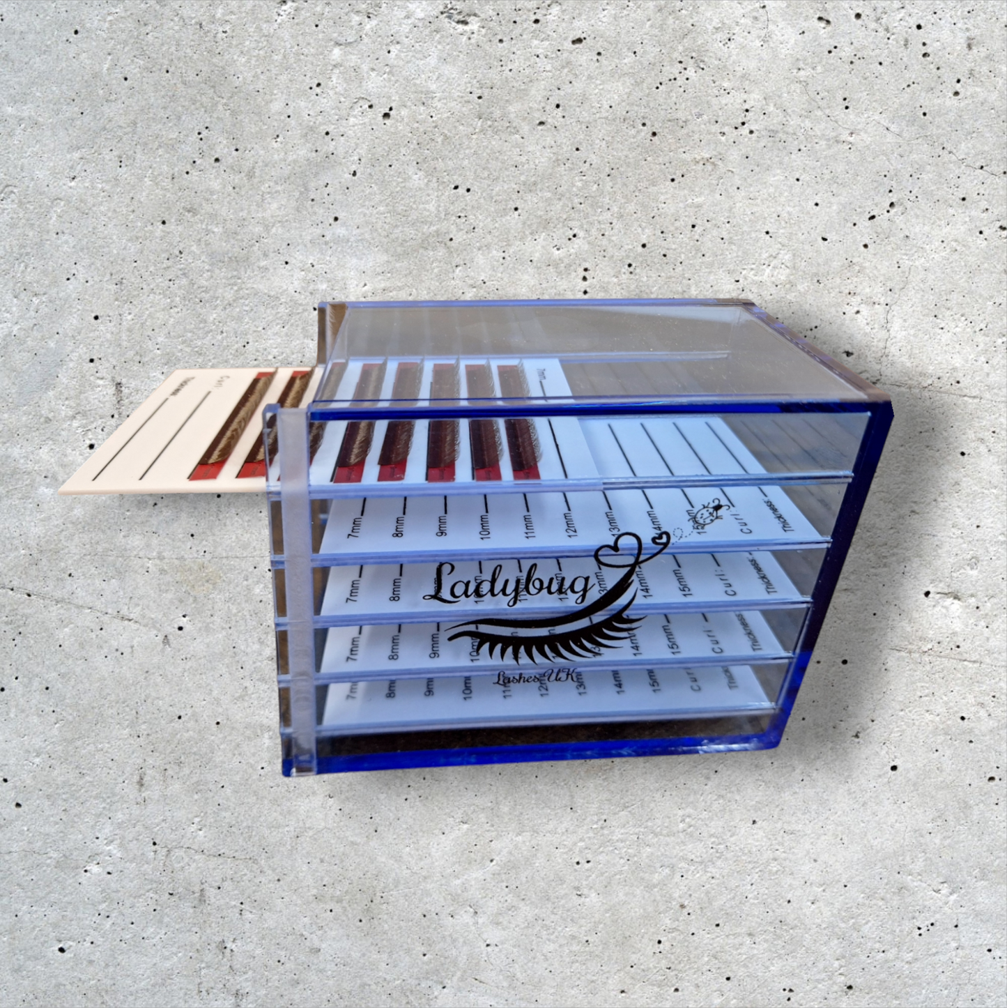 Lash Tile Storage Box – Includes 5 Removable Tiles