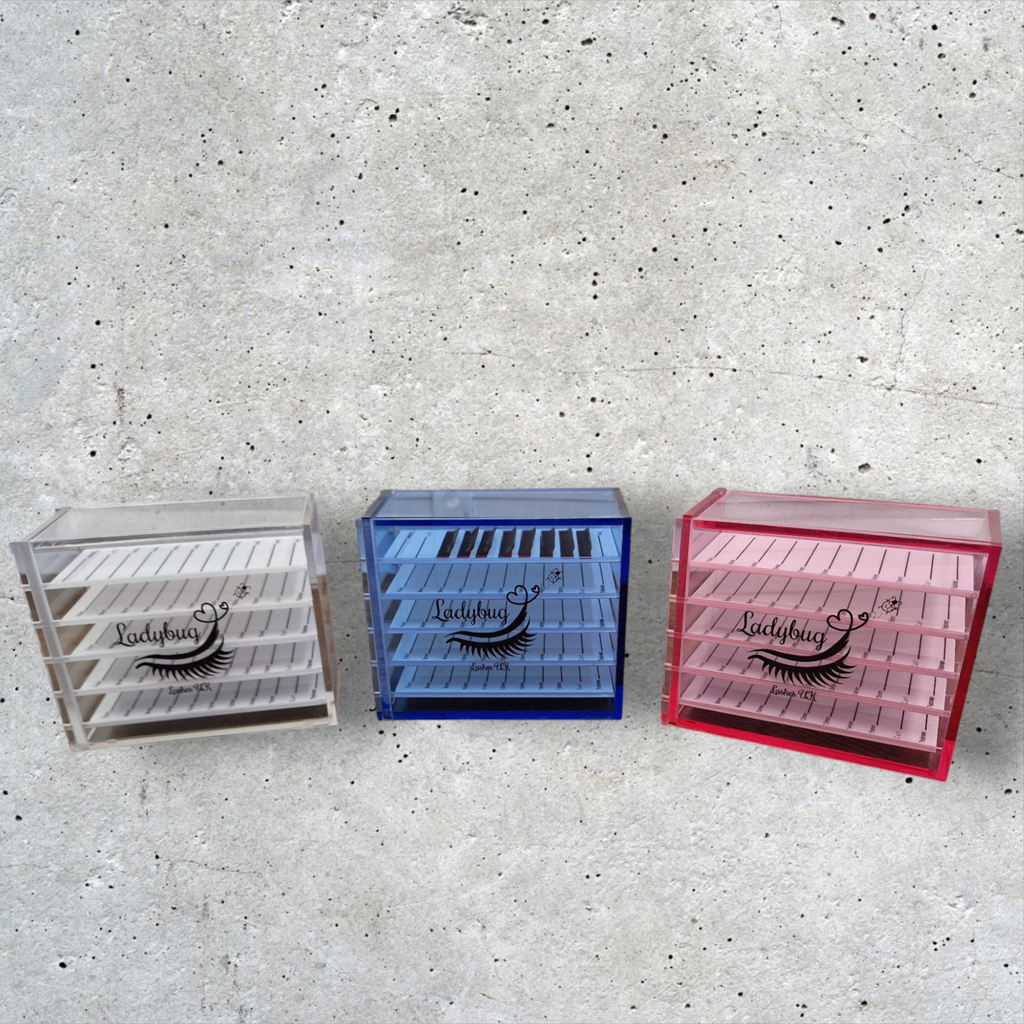 Lash Tile Storage Box – Includes 5 Removable Tiles