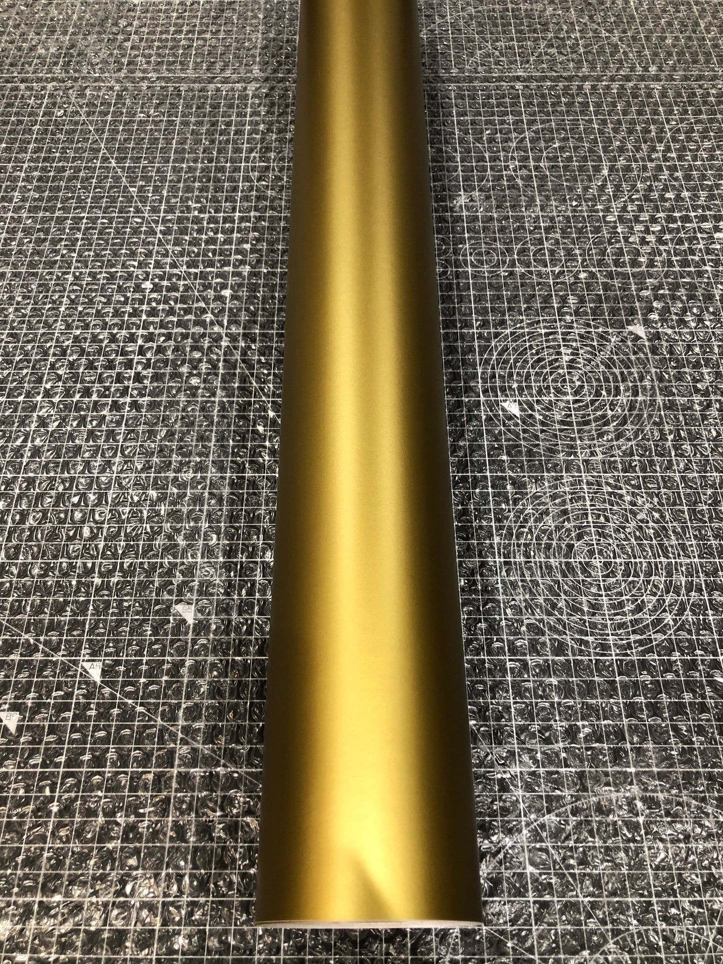 Matte Vinyl Roll 610mm Wide, Gold