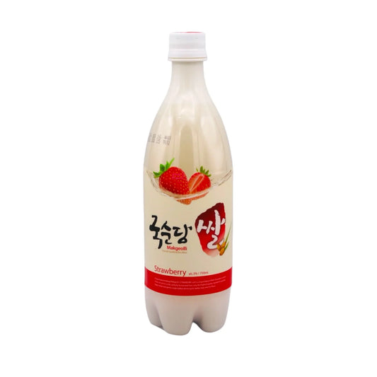 KOOK SOON DANG Makgeolli Rice Wine Strawberry 750ml 3% Alc