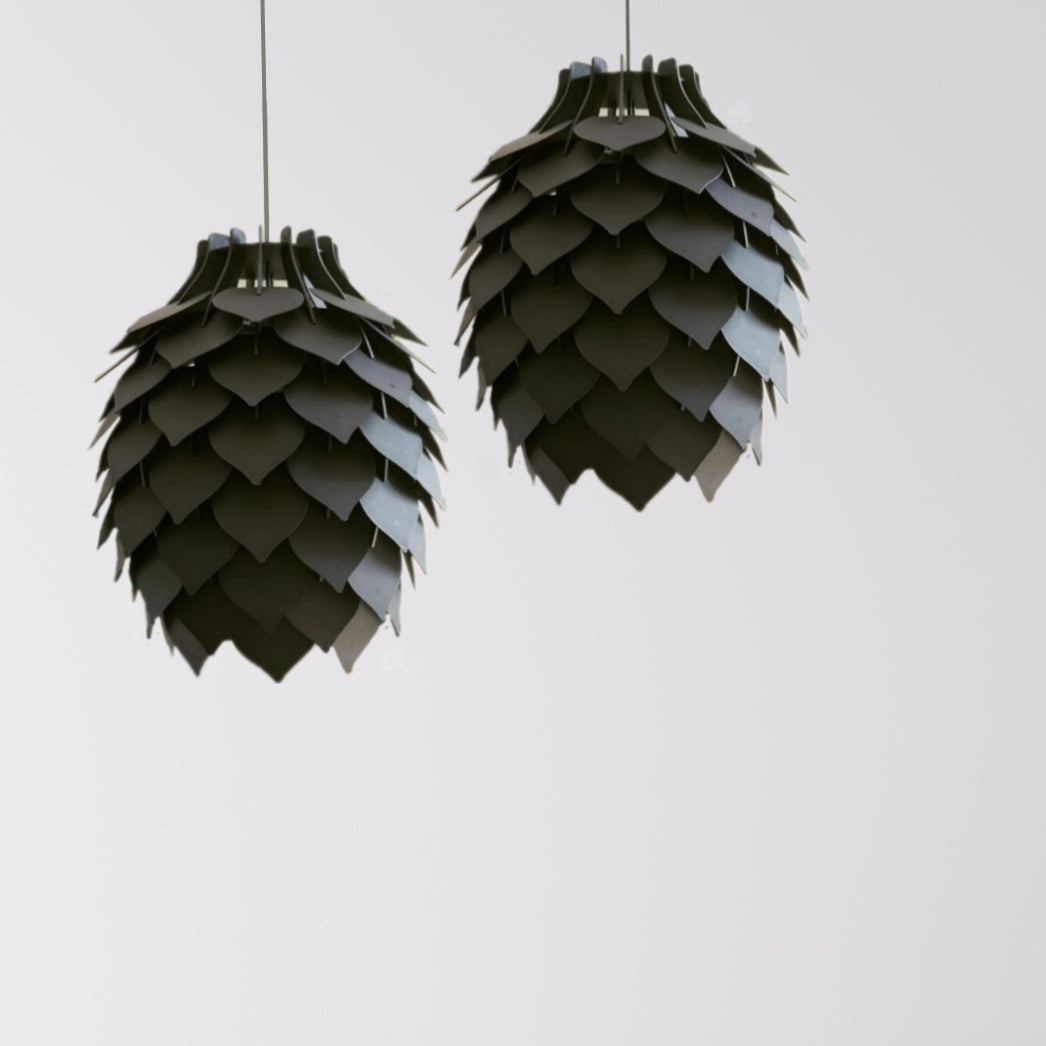 Protea Satin Black Pendant L