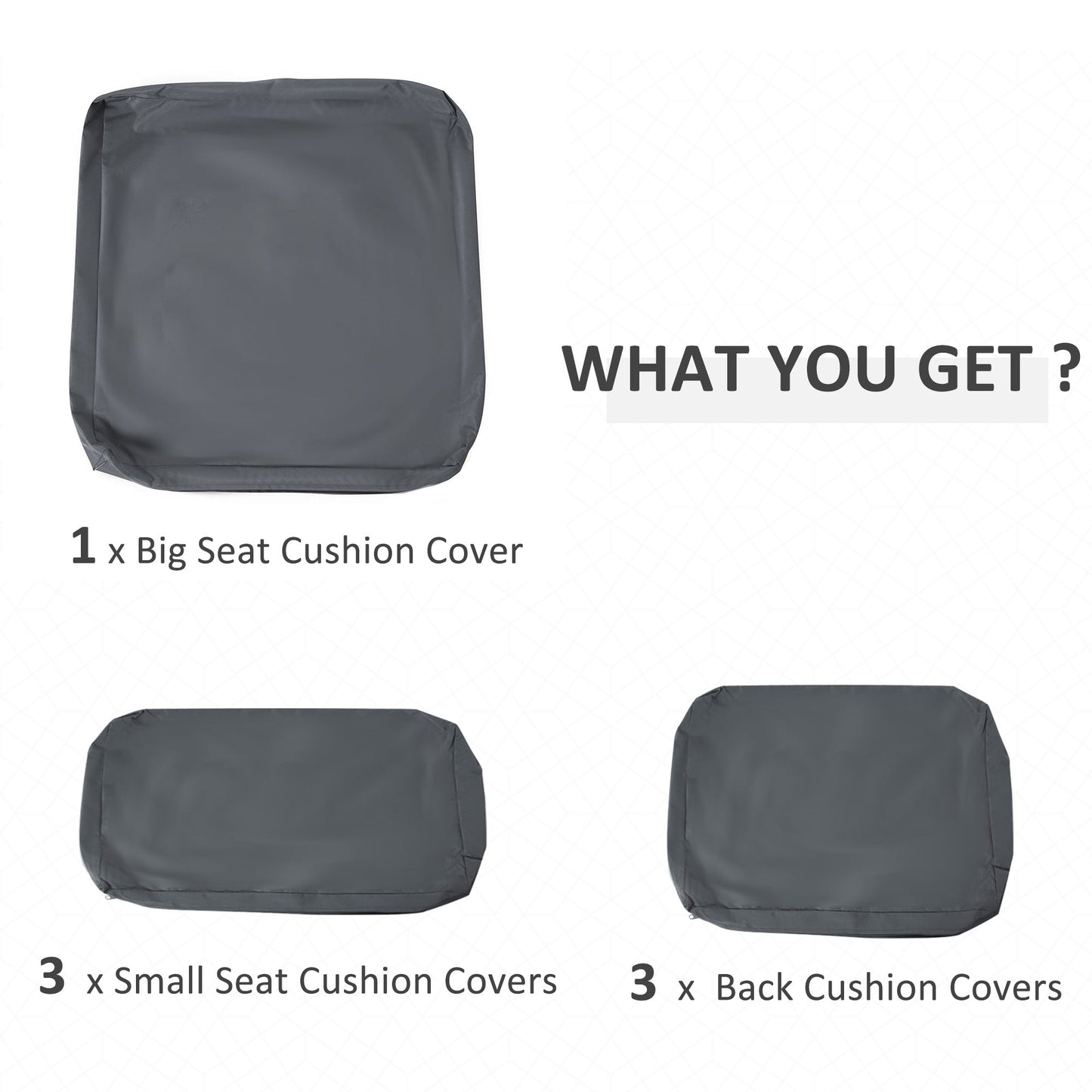 Cushion Cover Replacement Garden Rattan Patio Furniture Seat Cover