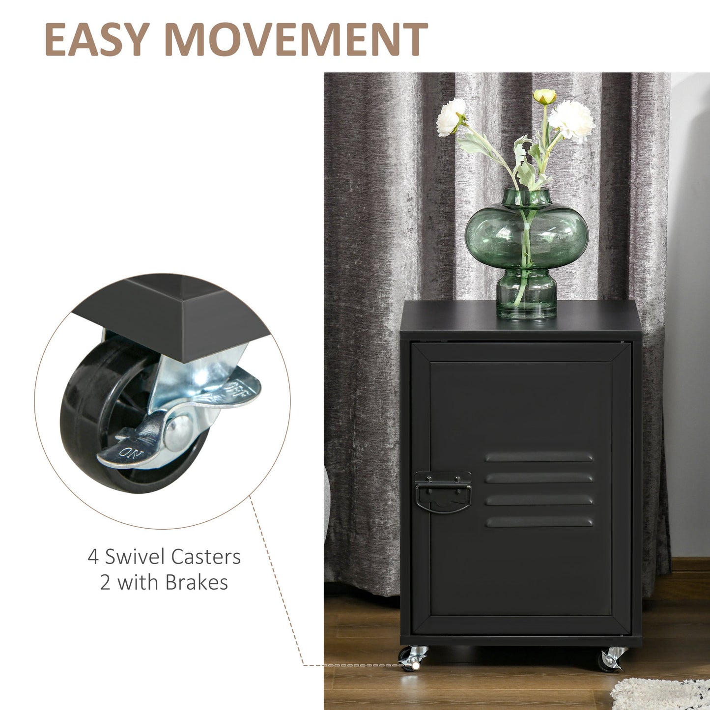 Industrial Bedside Table