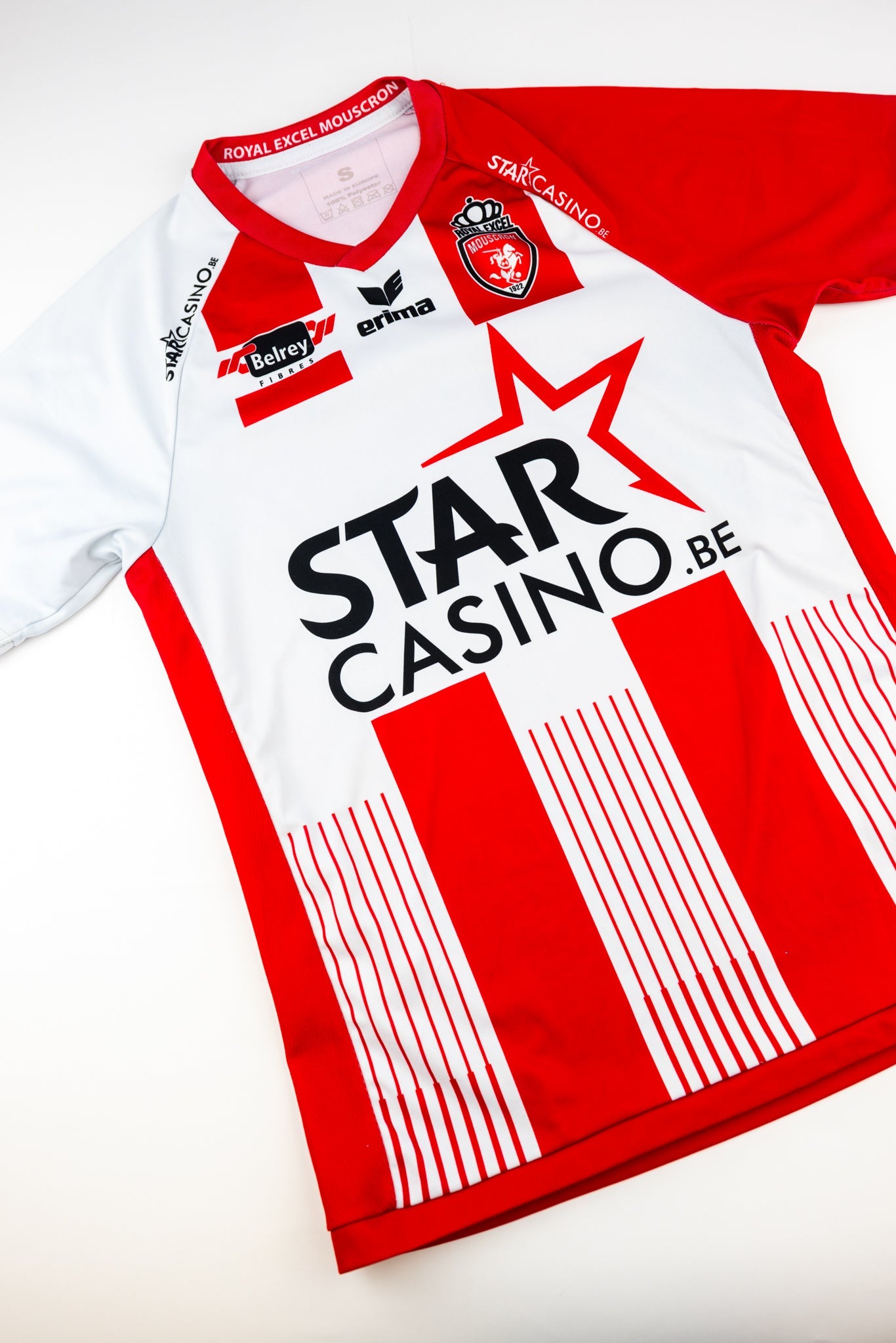 Royal Excel Mouscron 2018-19 Football Shirt (Small)