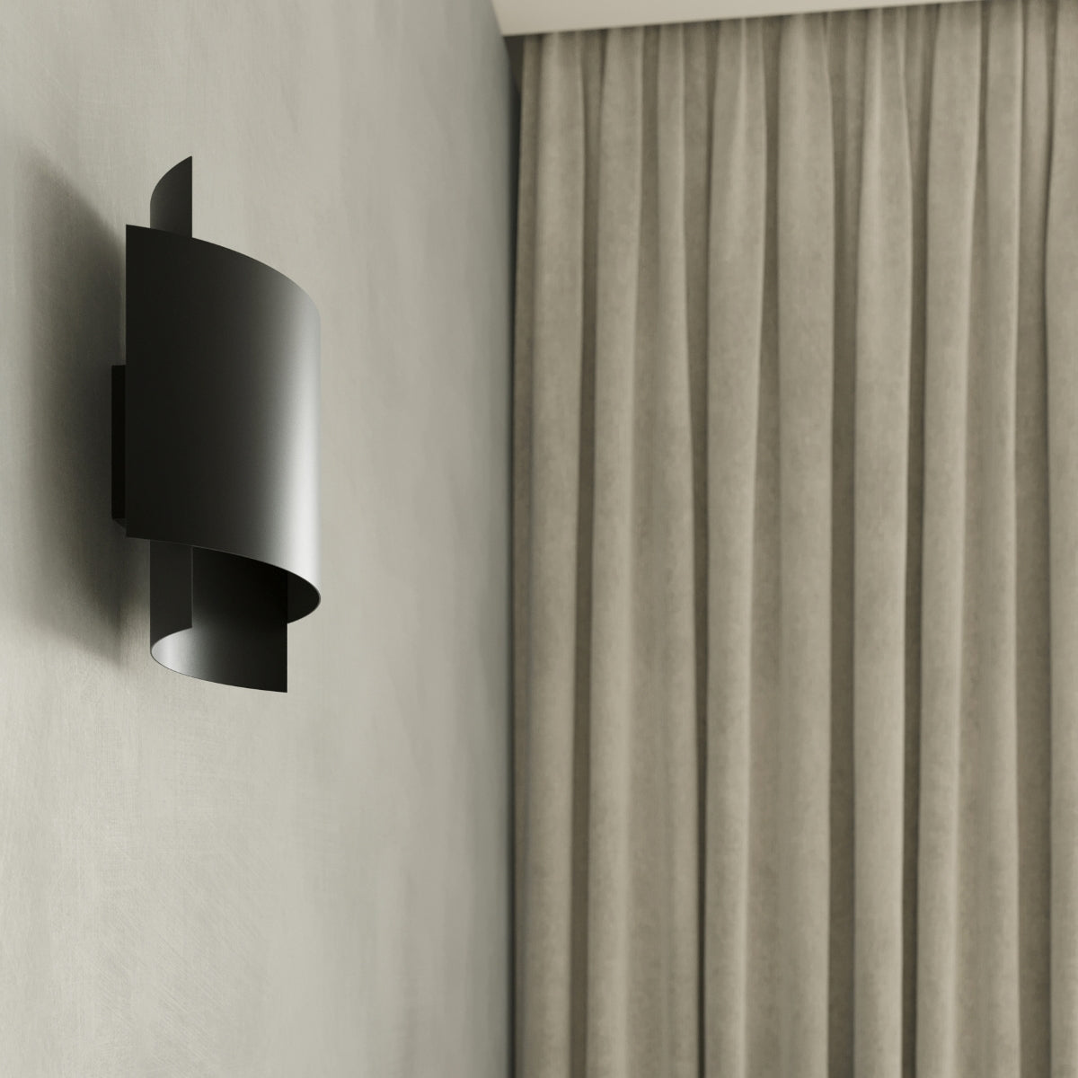 Wall lamp steel Impact industrial Design G9