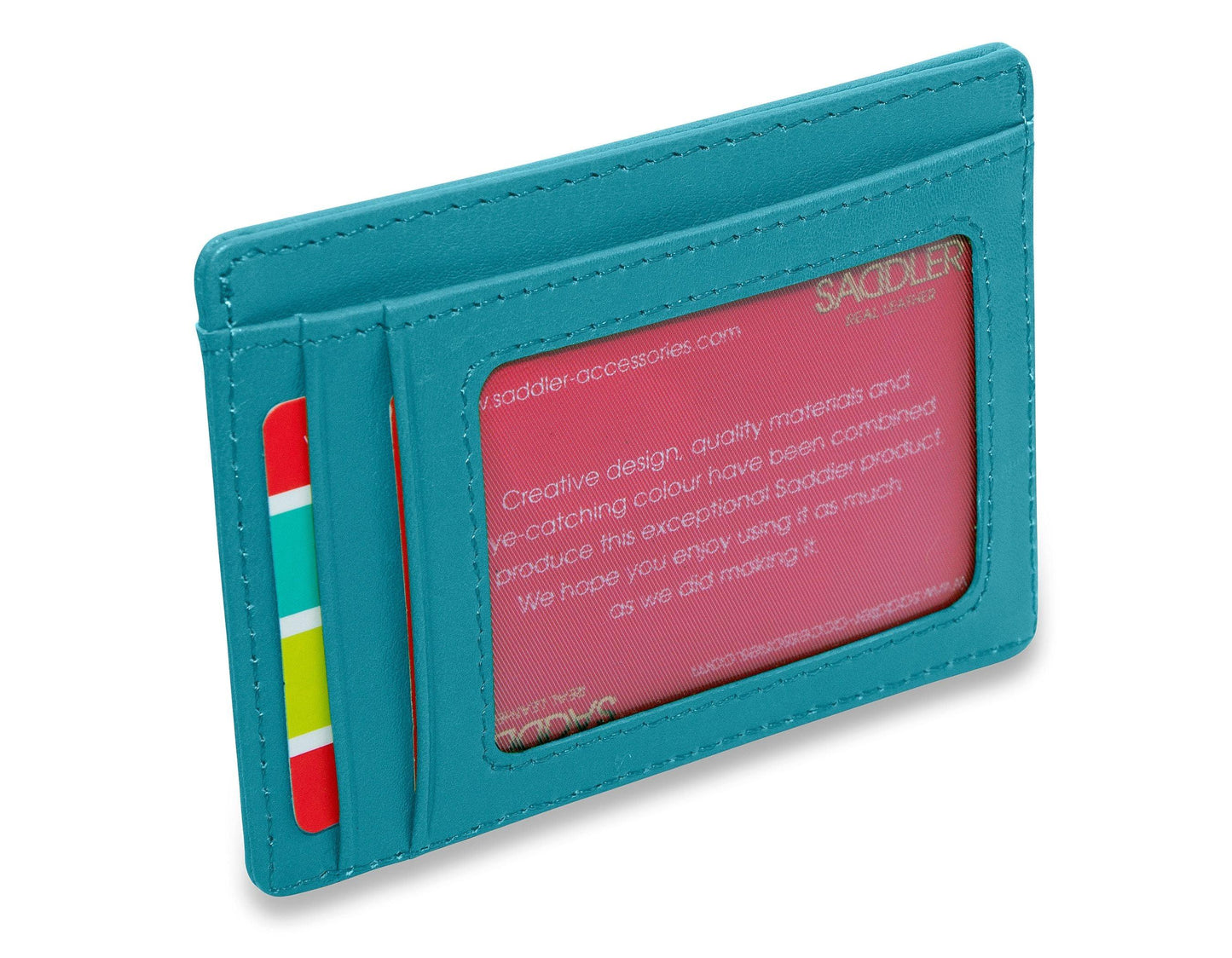 Slim Leather Card Holder "Stella" – Handmade by Saddler |Gift Boxed