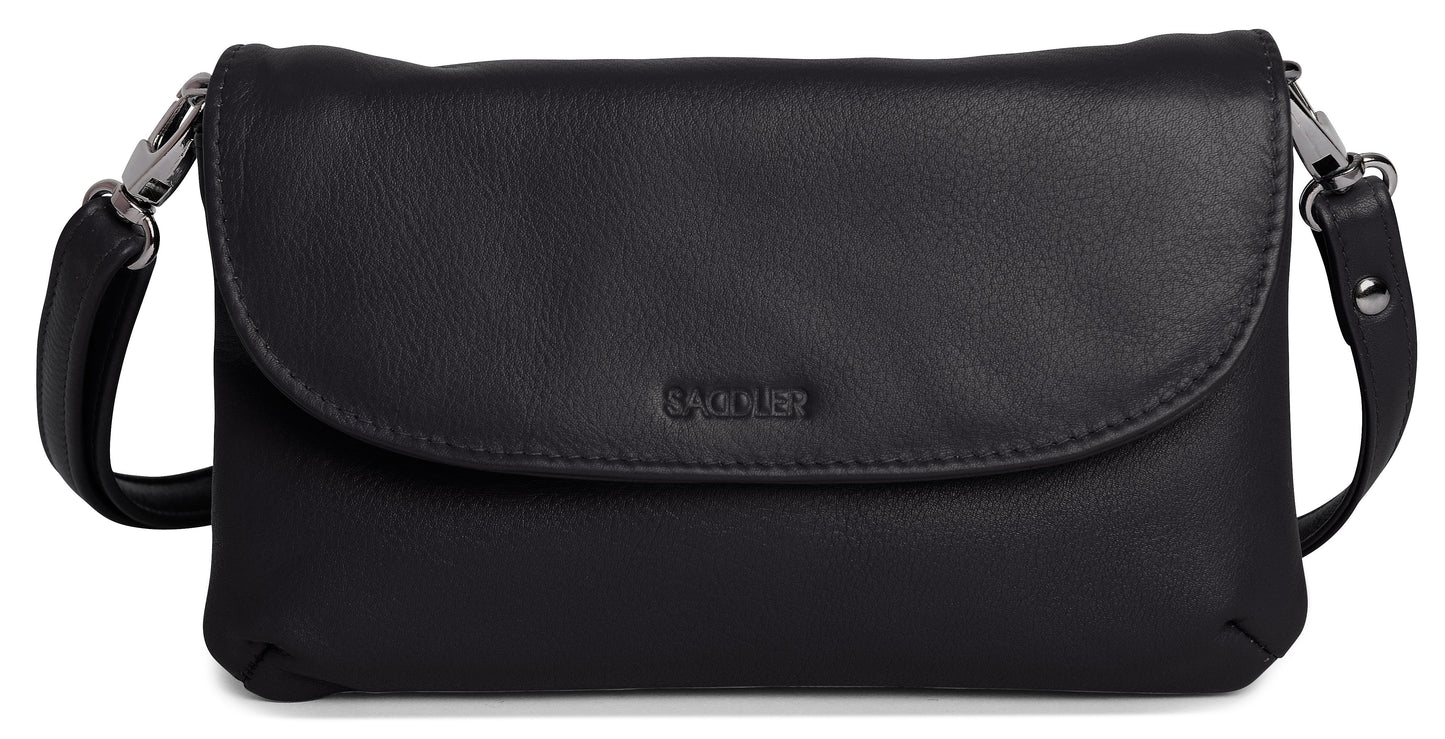 SADDLER Audrey Compact Leather Crossbody Bag & Clutch – Versatile & Stylish - Gift Boxed