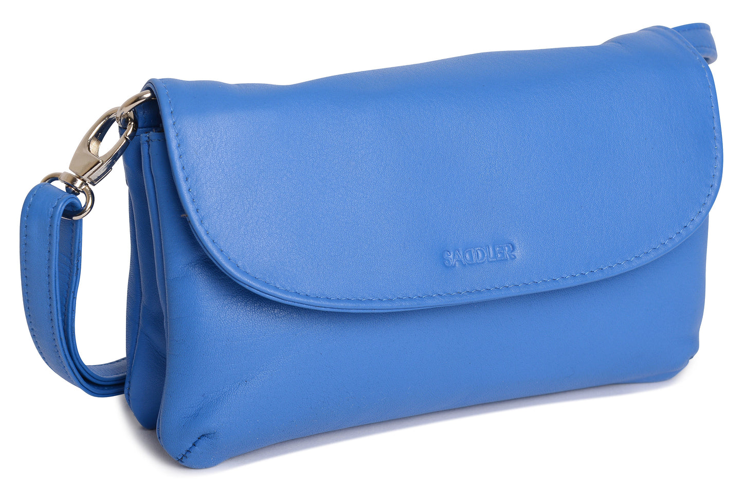 SADDLER Audrey Compact Leather Crossbody Bag & Clutch – Versatile & Stylish - Gift Boxed