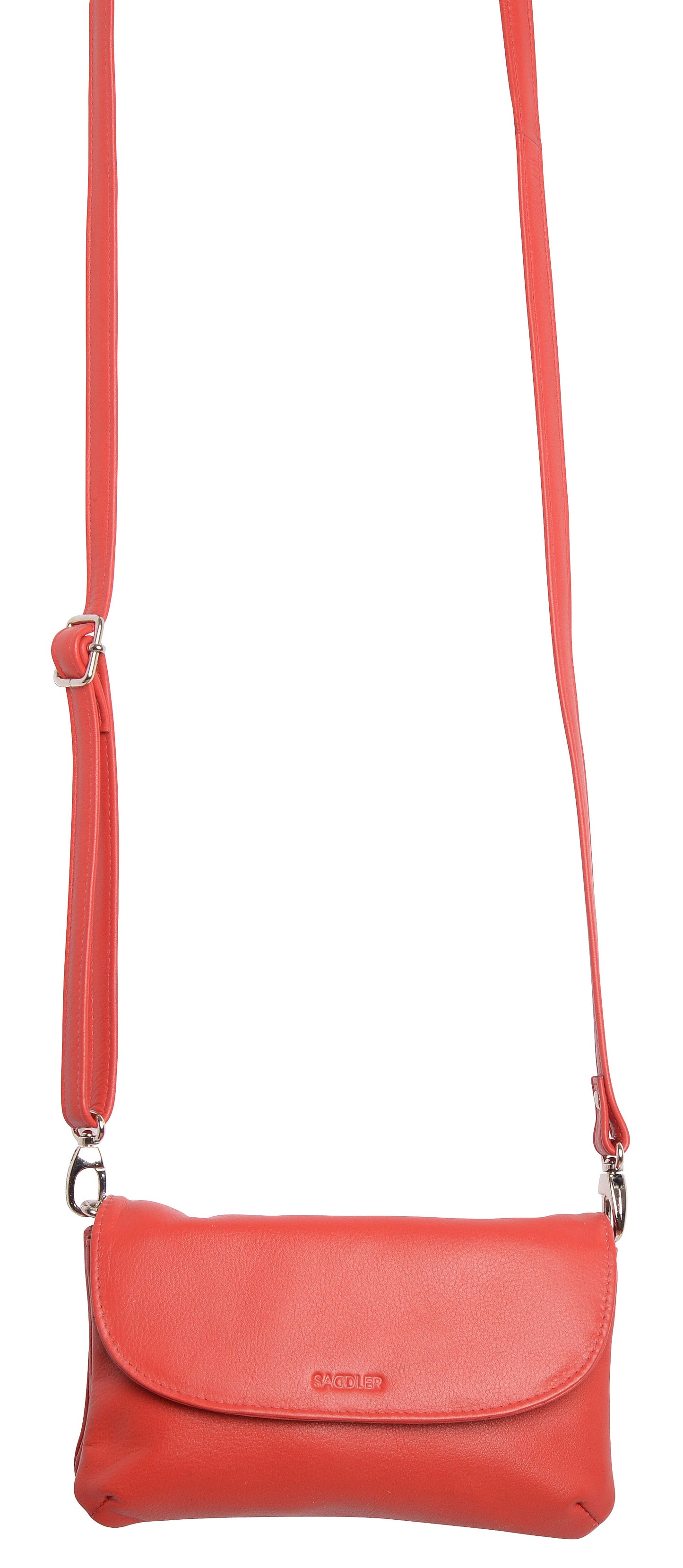 SADDLER Audrey Compact Leather Crossbody Bag & Clutch – Versatile & Stylish - Gift Boxed