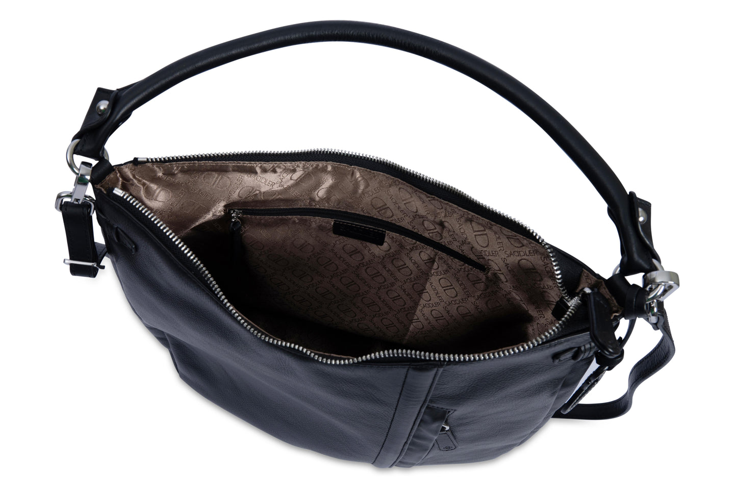 Julia Leather Hobo Bag – Handmade by Saddler - Versatile, Stylish & Spacious Design