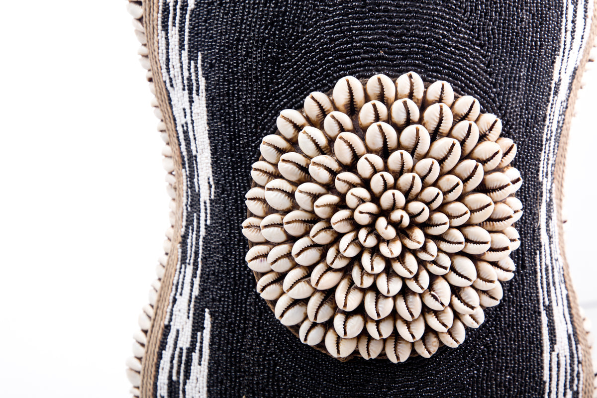 Cameroon Beaded Shield - Oblong - 17A