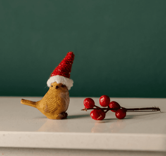 Christmas Robin Bird Ornaments Decoration