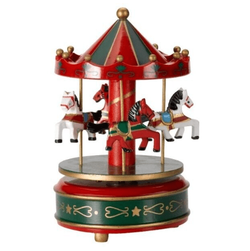 Christmas Carousel Musical Decoration