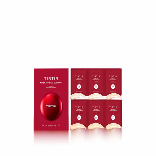 TIRTIR Mask Fit Red Cushion 6 Shade Trial Kit – 5 Tone Ranges