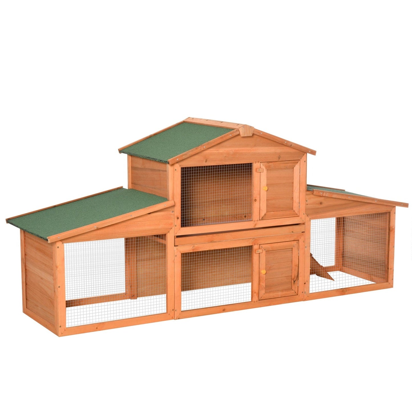 PawHut Large Rabbit Hutch Outdoor