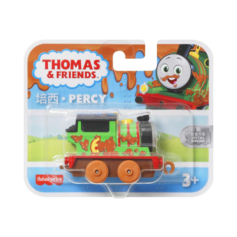 Thomas & Friends Push Along Connectable Diecast Train - Percy