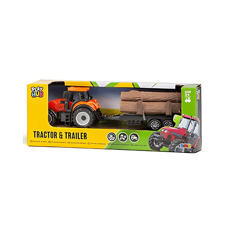 Wholesale Tractor & Trailer Set - (Case of 12)