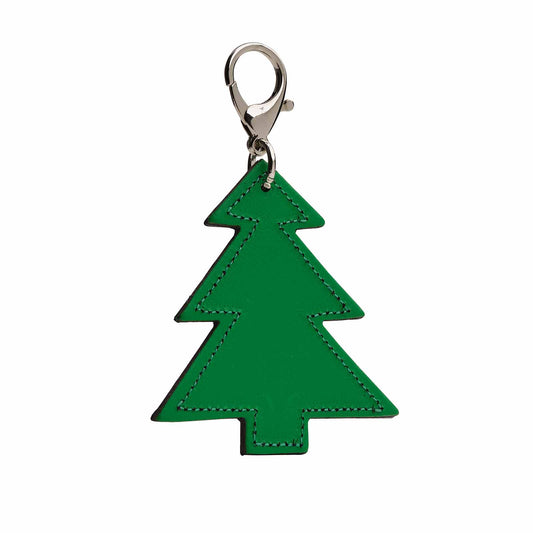 Christmas tree bag charm