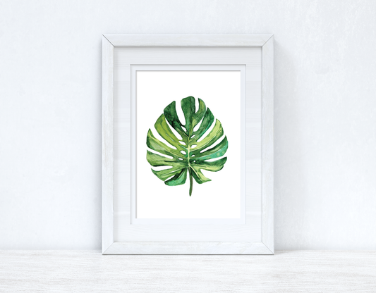 Tropical Green Palm Leaf Summer Seasonal Wall Home Decor Print