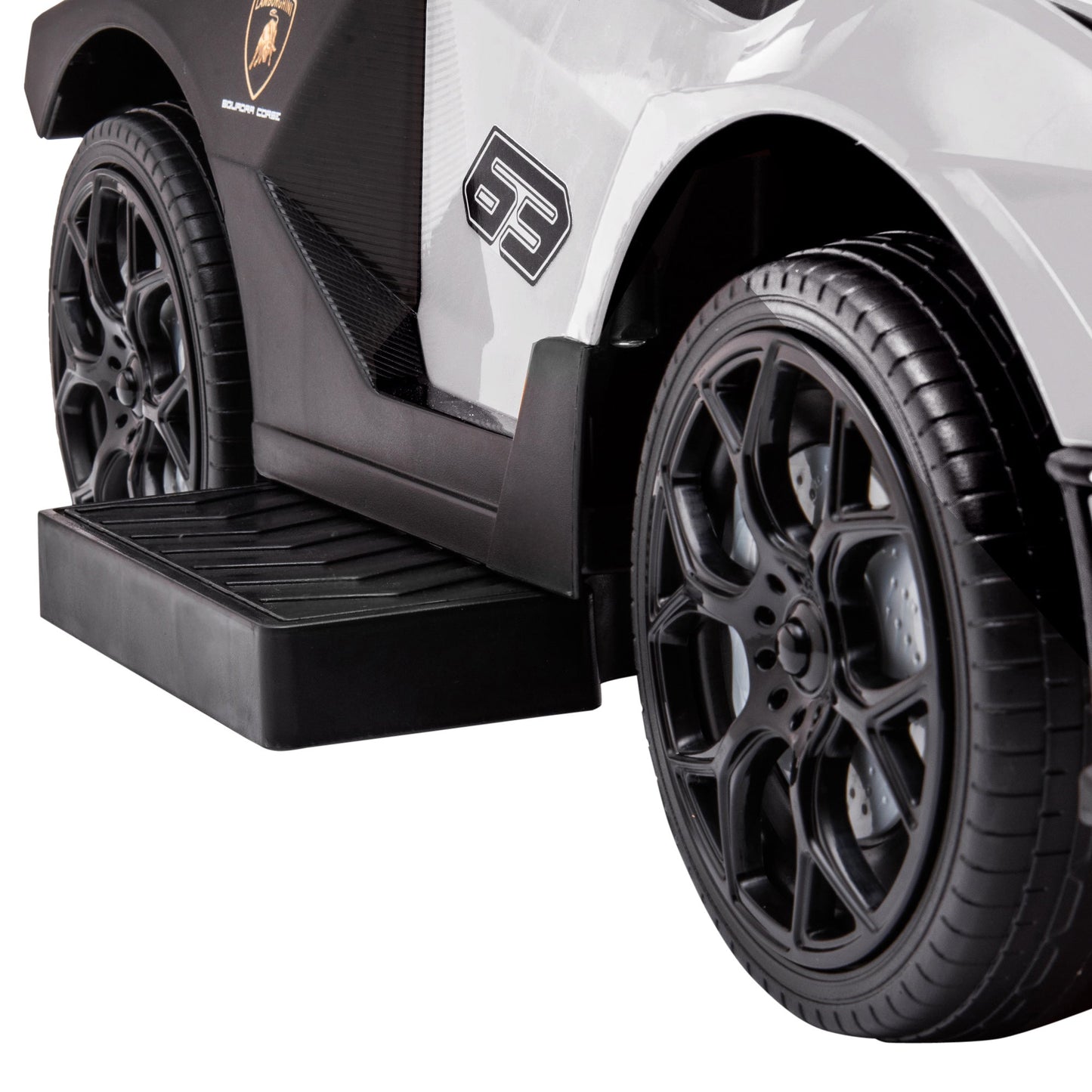 2 in 1 Baby Essenza SCV12 Ride On Car With Parenr Handle 1 To 3 Years White by Aiyaplay