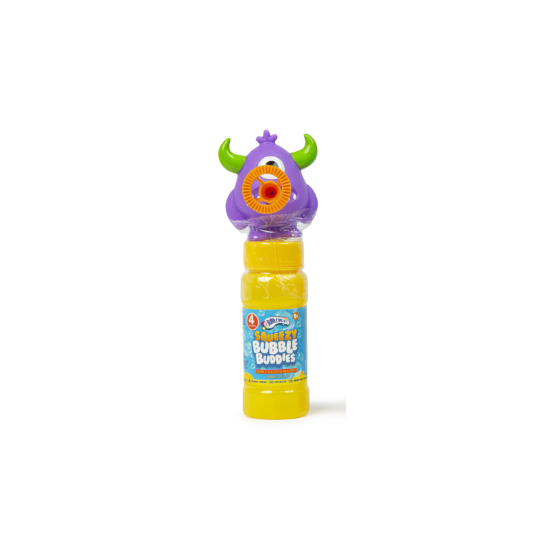 Wholesale Bubbletastic Squeezy Bubble Buddies Monster - (Case of 12)