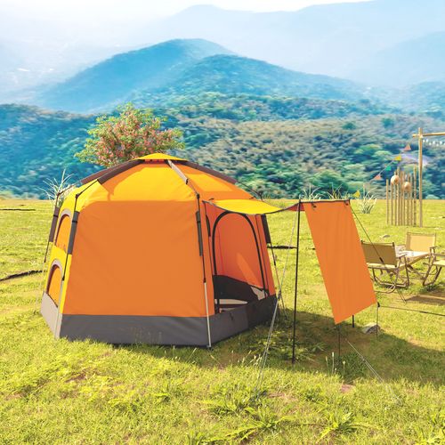 Outsunny 2-4 Person Tent, Instant Pop Up Camping Tent