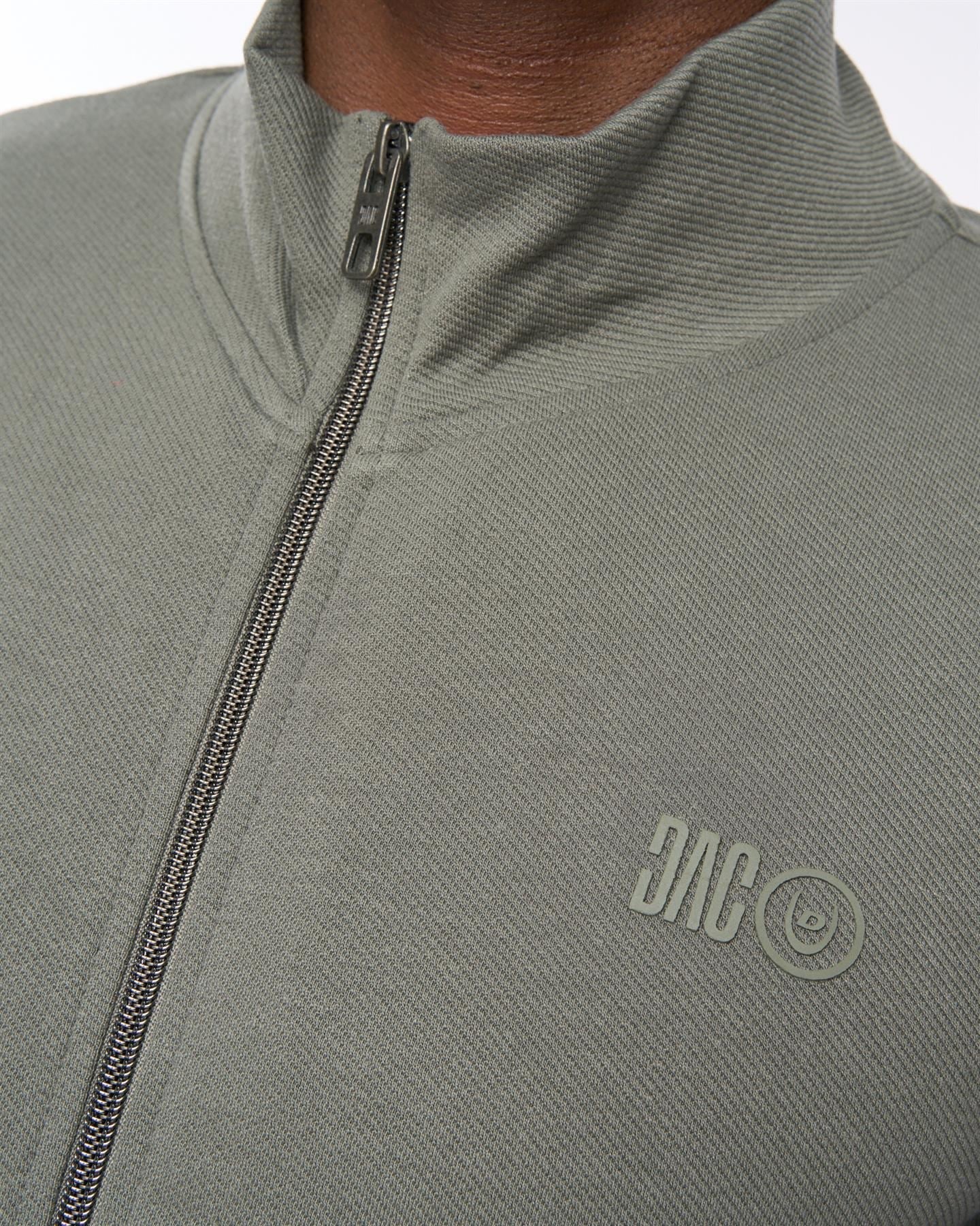 Hannings Zip Thru Hoodie Olive