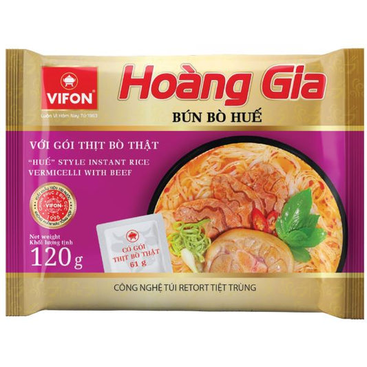 VIFON HOANG GIA Instant Rice Vermicelli With Beef 120g